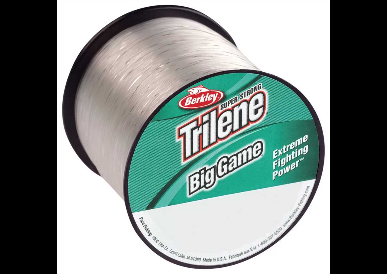 Berkley Big Game is the best monofilament fishing line.