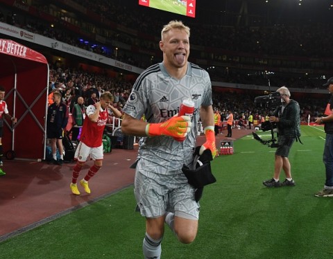 Aaron Ramsdale reveals Arsenal target after perfect start to the new season