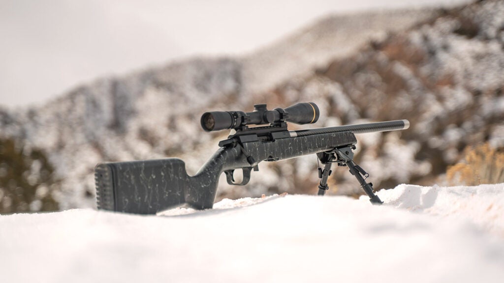 Christensen Arms Ranger rimfire in the snow