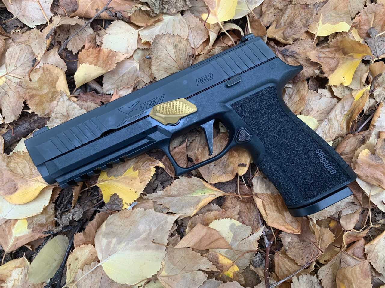 Sig Sauer P320 XTen with GoGun Gas Pedal