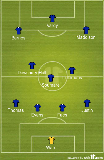 Leicester City Lineup Vs Tottenham Hotspur