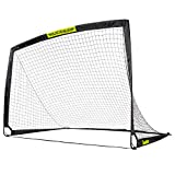 Franklin Sports Portable Soccer Goal - Blackhawk Pop-Up Folding Soccer Net - Indoor and Outdoor Soccer Goal - Easy Storage - 6' X 4' Soccer Goal