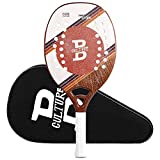 insum Graphite Carbon Beach Tennis Racket Paddle Racquet 23mm Lightweight GRAPHENIC TECH GL System and Heartless System