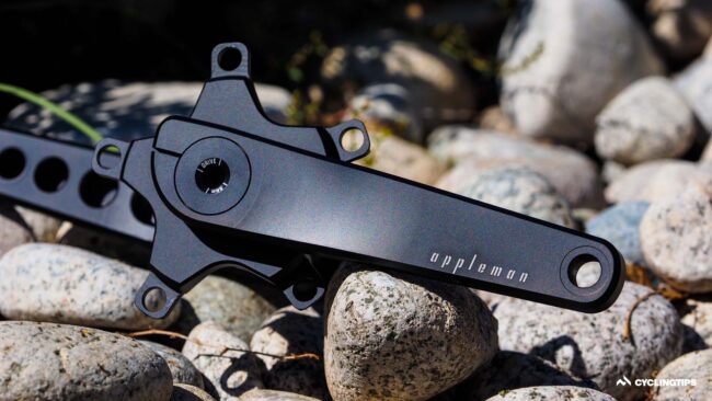 Appleman Bicycles announces new 2XR crankset in 135-175 mm arm lengths