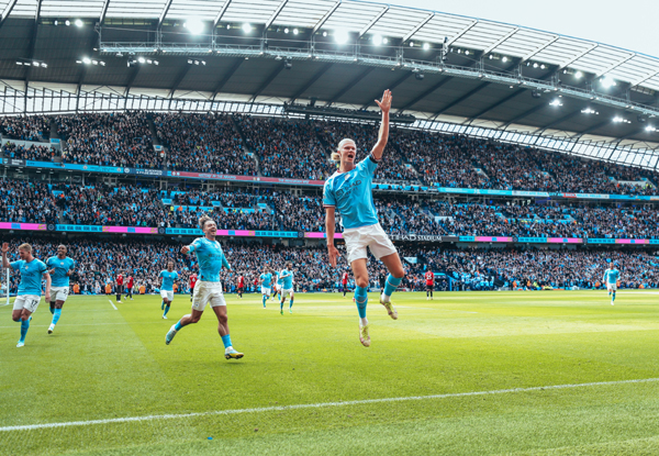 Premier League: Hat-tricks from Haaland and Foden give Man City 6-3 win over United at Etihad