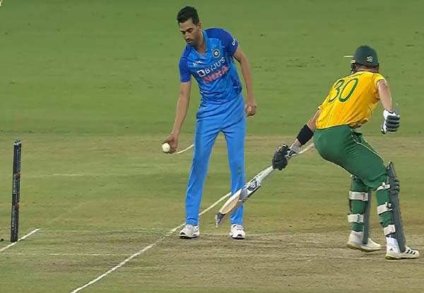 Deepak Chahar decides not to run-out Tristan Stubbs despite backing too far at non-striker’s end