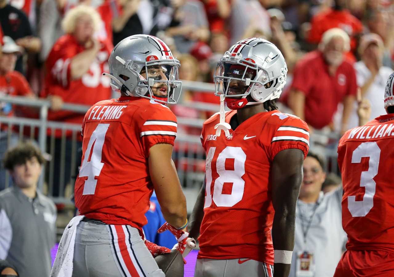 Marvin Harrison Jr gives Ohio State the lead with a spectacular catch