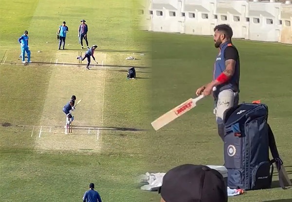 Virat Kohli bats on the centre wickets immediately after practice game at WACA | T20 World Cup 2022