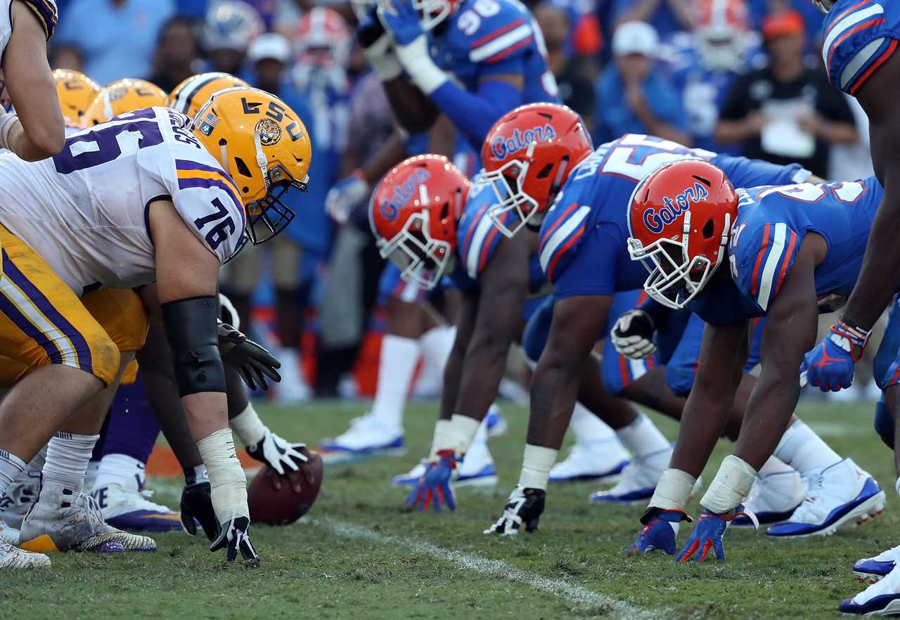 Gators hosting elite 2024 offensive tackle for matchup with LSU