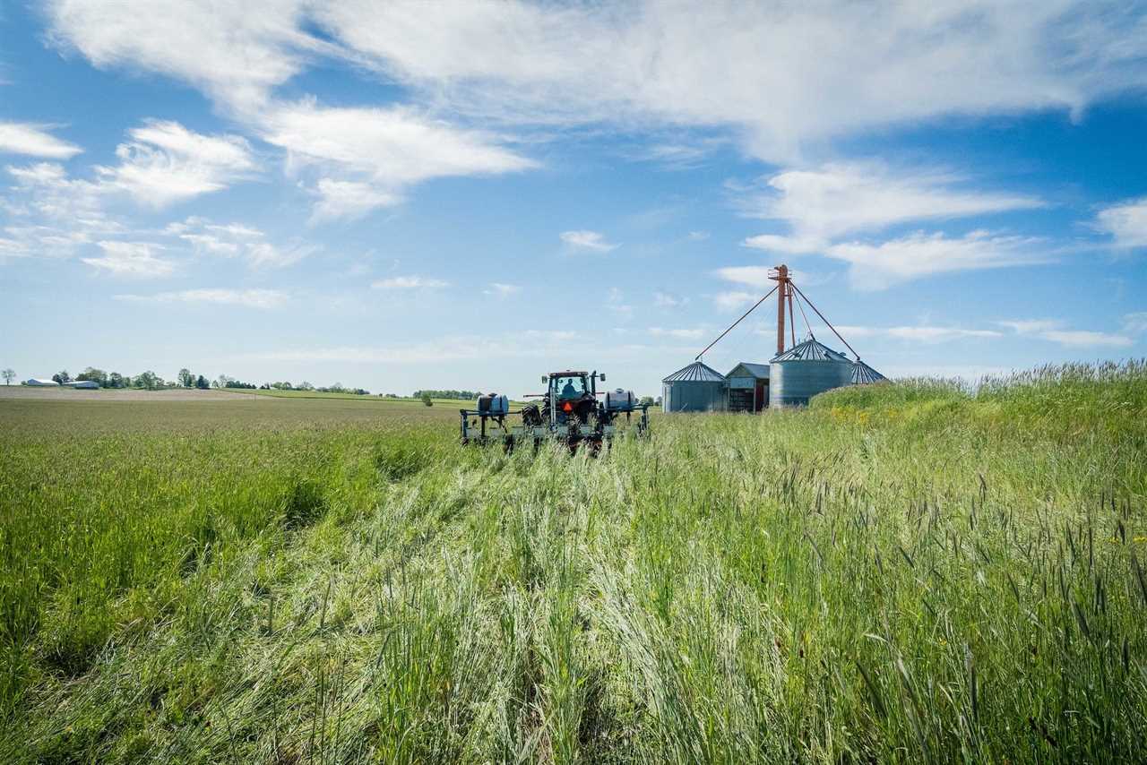 farmer on private land