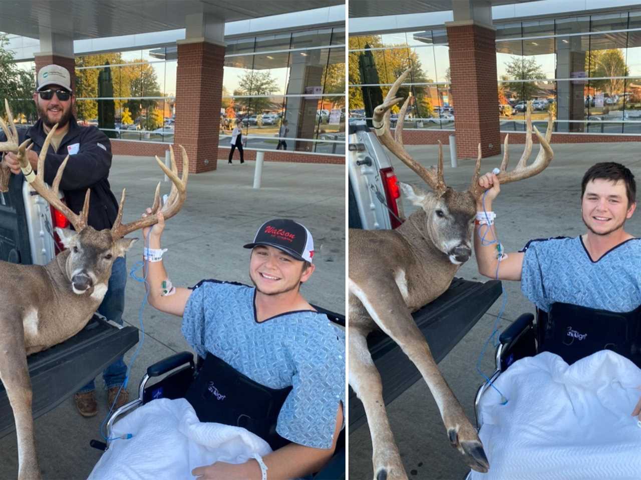 bowhunter arrows biggest buck falls from stand