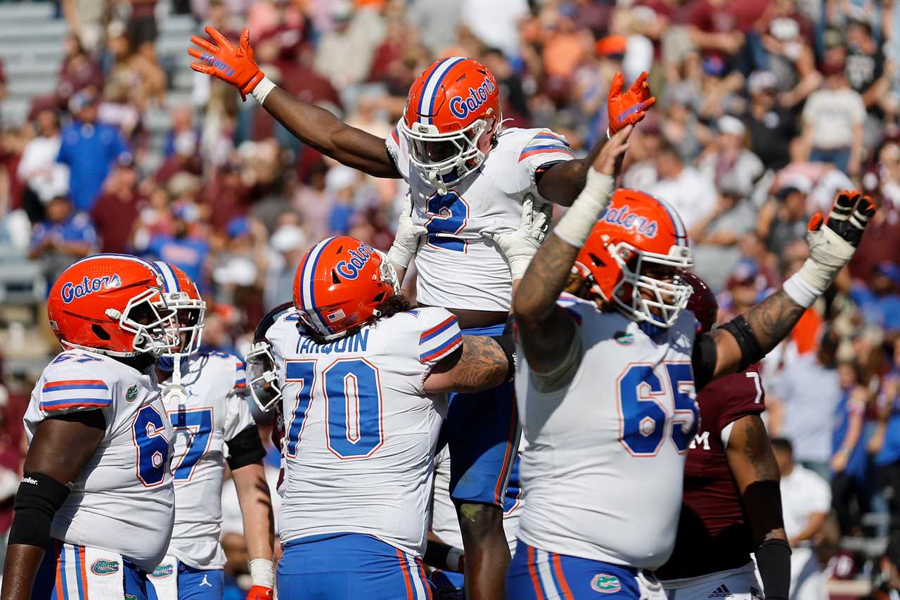 Florida appears here in ESPN's SP+ rankings after Week 10