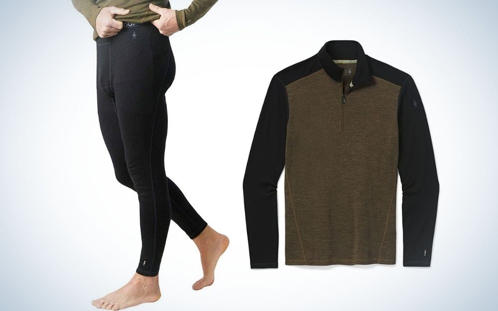 Smartwool Classic Thermal Merino Base Layer 1/4 Zip & Classic Thermal Merino Bottom are the best Merino wool.