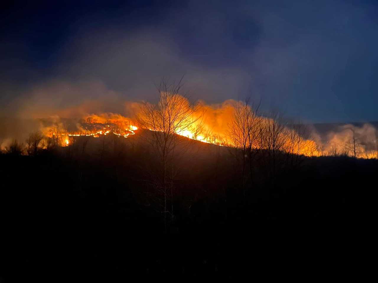 pennsylvania wildfires elk range