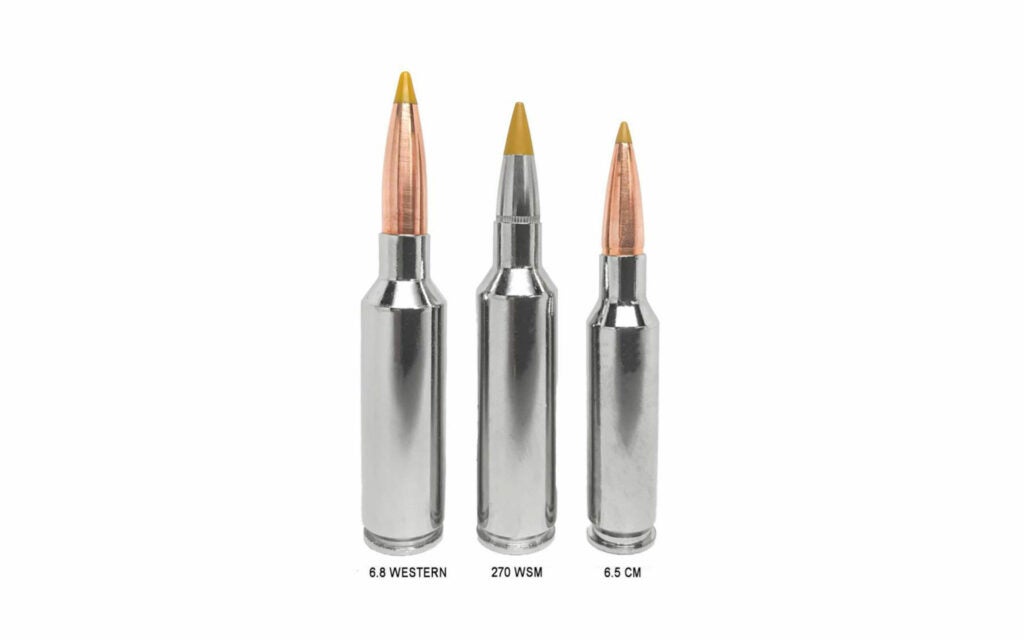 The 6.8 Western cartridge comparison.