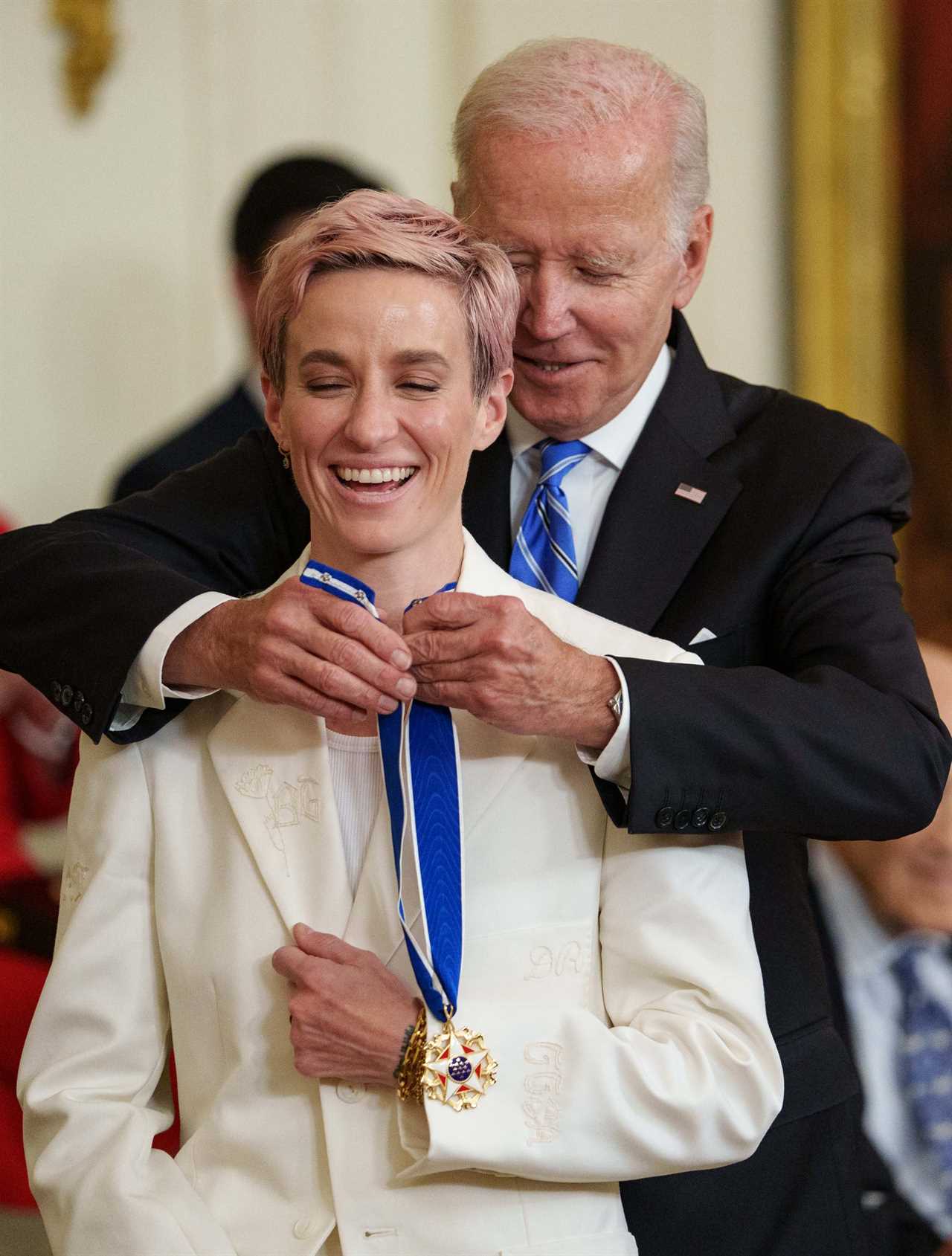 Simone Biles, Megan Rapinoe Awarded Presidential Medal Of Freedom
