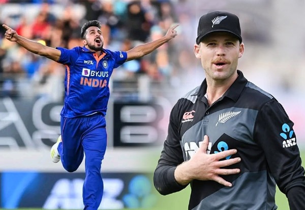 Umran Malik renews rivalry with BlackCaps pacer Lockie Ferguson; clocks 153 kmph on ODI debut | NZvsIND