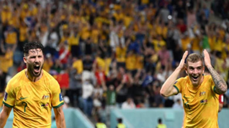 FIFA World Cup 2022: Mathew Leckie strike gives Australia 1-0 win over Denmark as Socceroos seal a spot in Rd 16