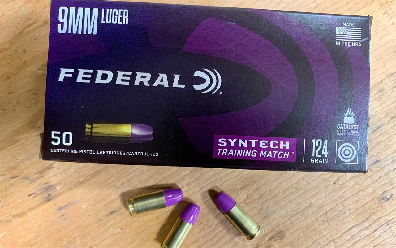 Federal Premium 124-grain Training Match Syntech