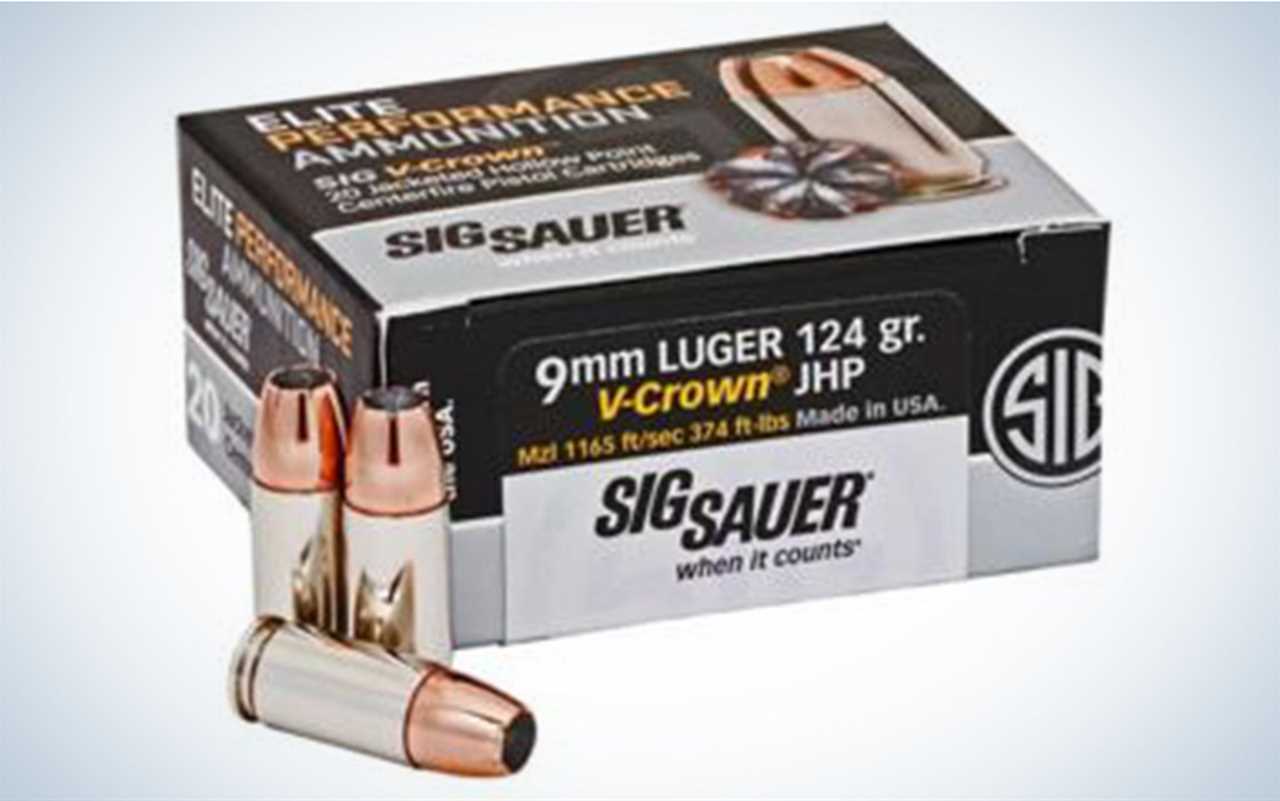 Sig-Sauer Elite 124-grain V-Crown JHP