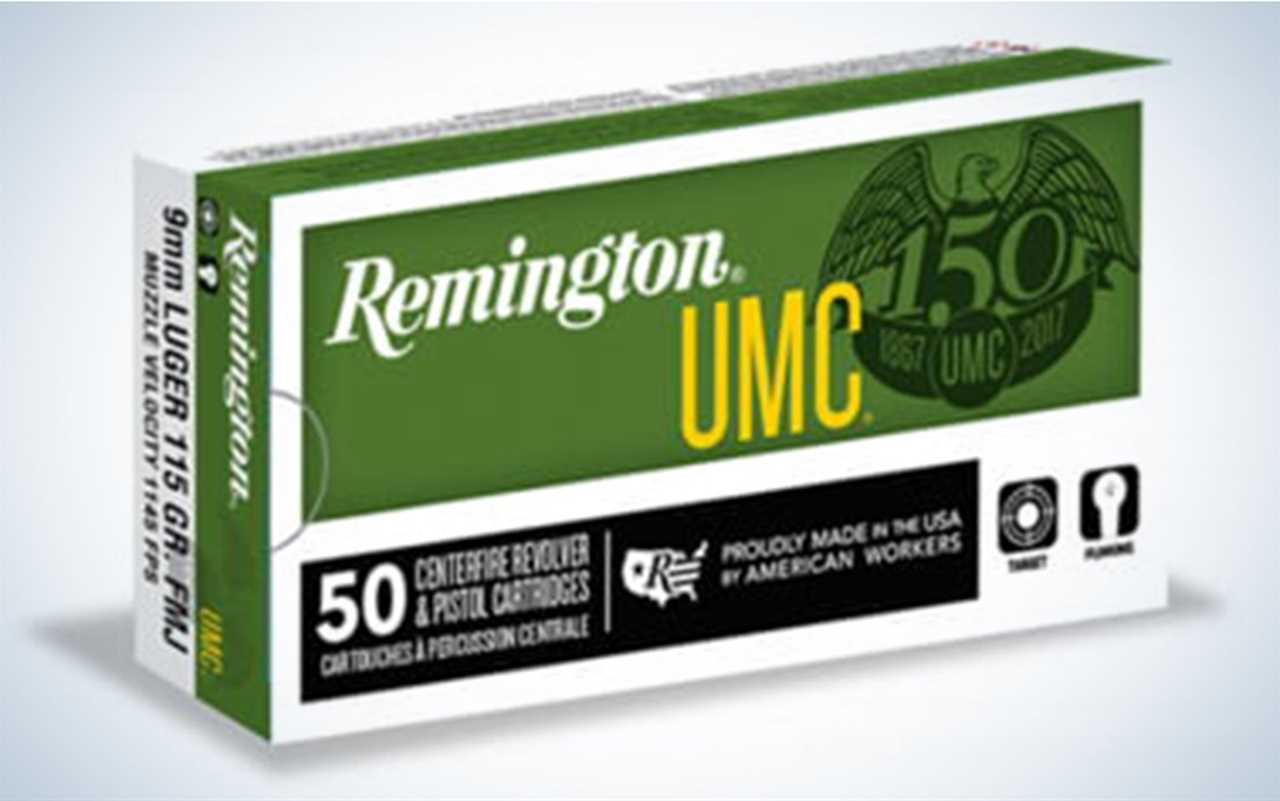 Remington UMC 115-grain FMJ is one of the best 9mm ammunitions.