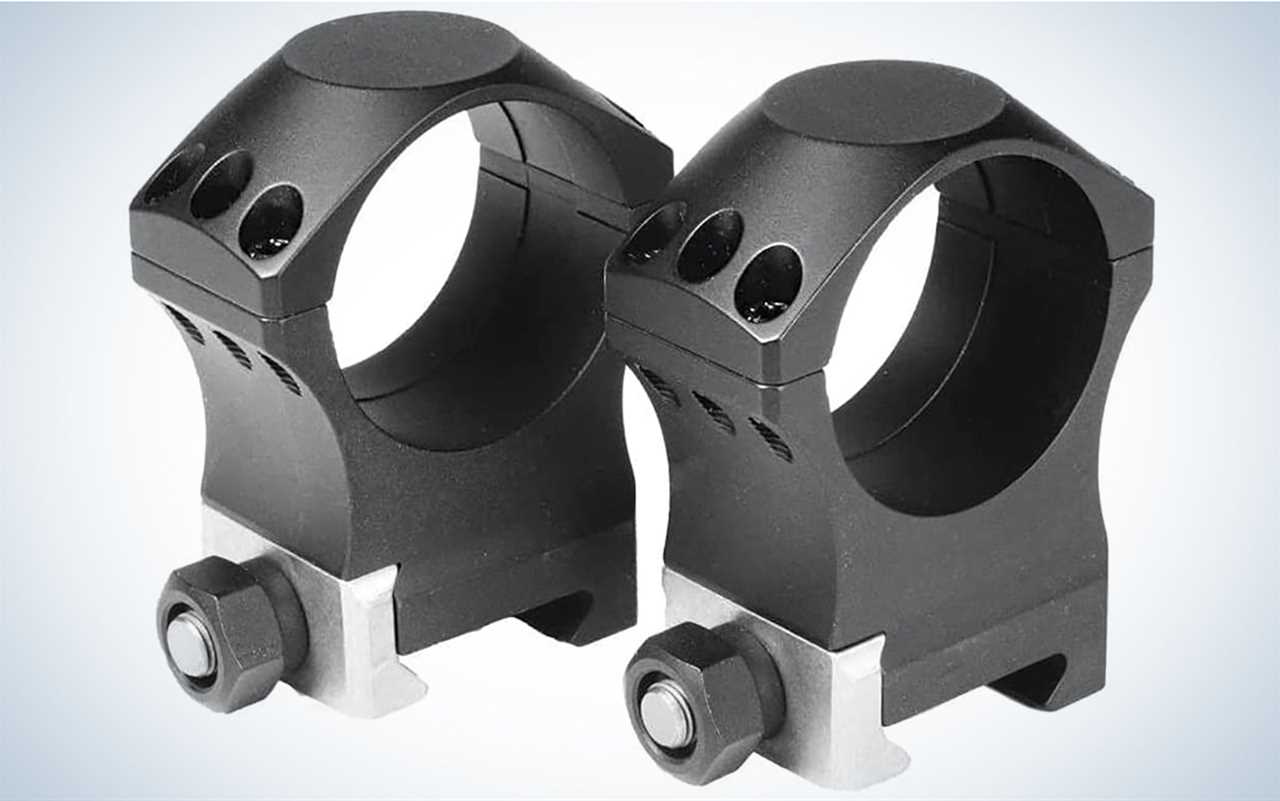 The Nightforce X-Treme Duty Ultralite Rings are one of the best scope rings.