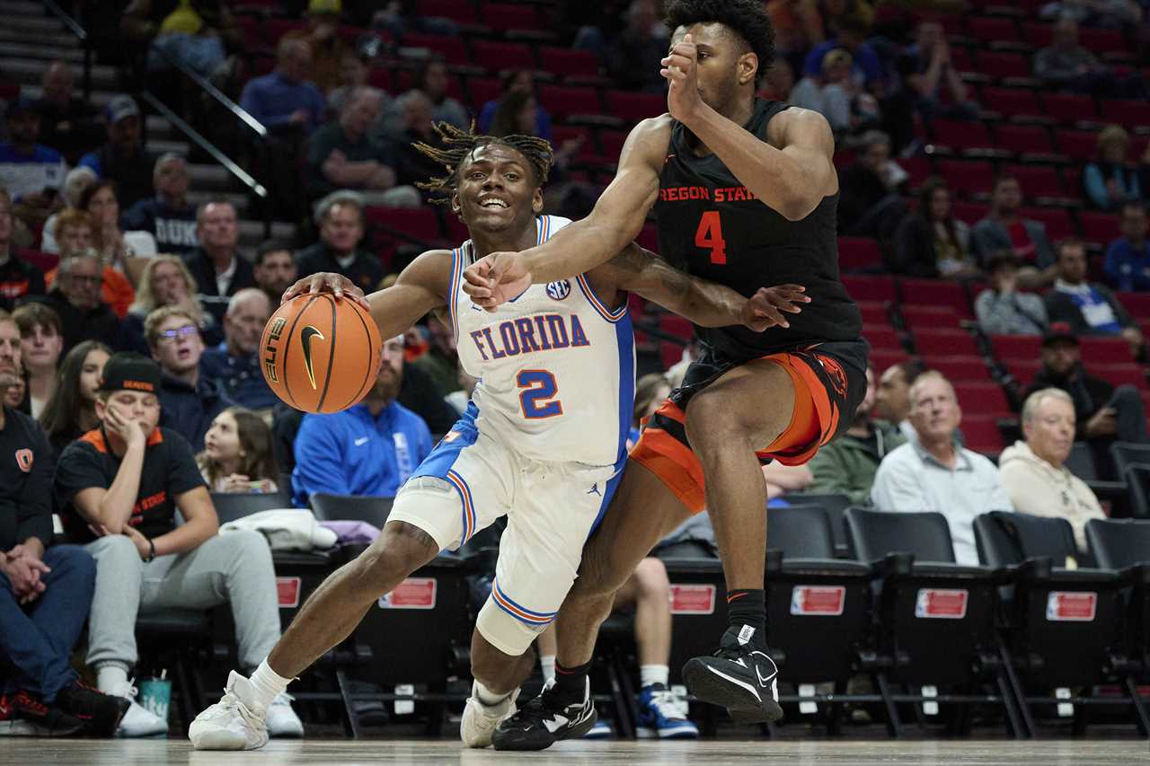 Florida basketball teetering on edge in ESPN's bracketology update