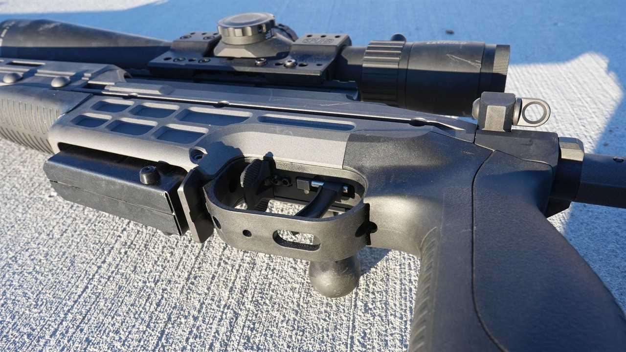 Rifle safety and magazine release