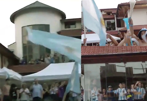 Diego Maradona’s villa in Devoto opened for neighbours to celebrate as Messi and co win against Poland | FIFA World Cup 2022