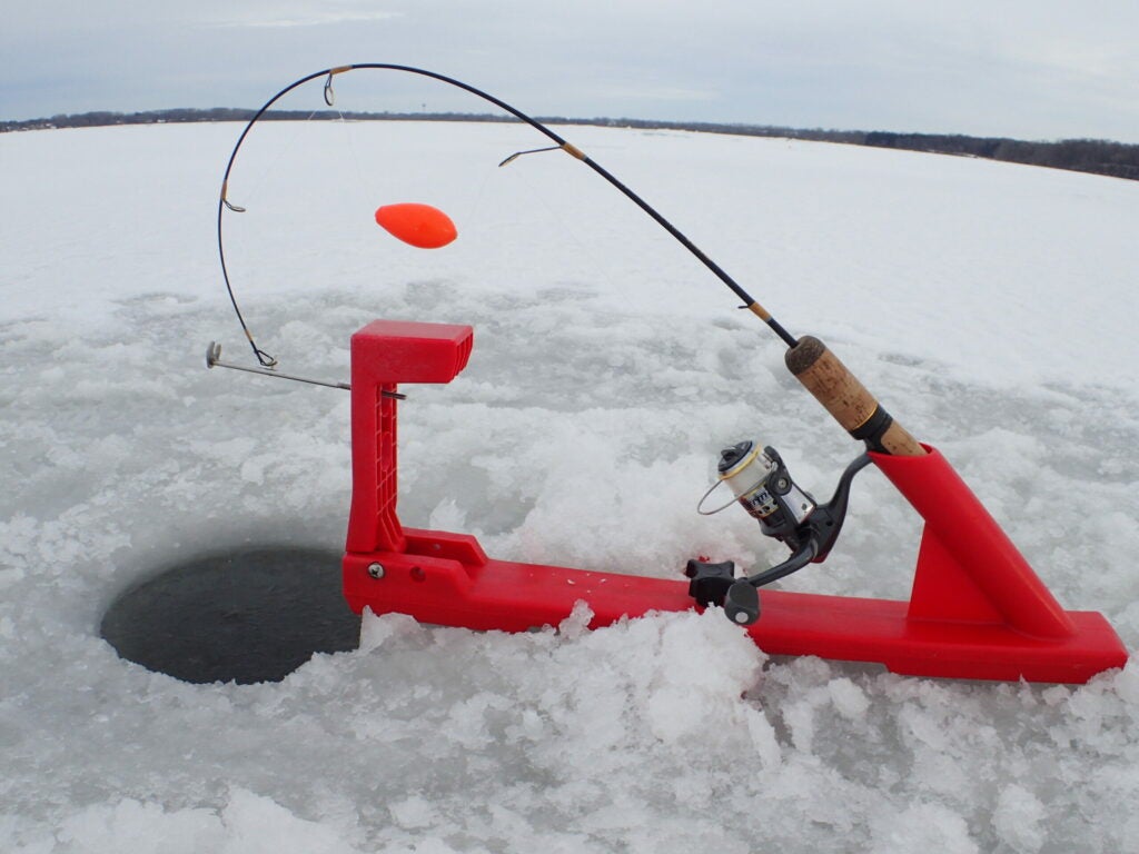 Catfish ice fishing