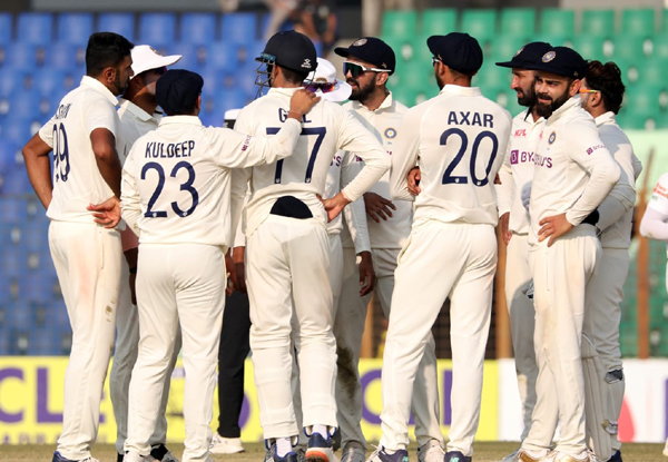 India four wickets away from going 1-0 ahead in test series despite Zakir Hasan’s maiden test ton | BANvIND