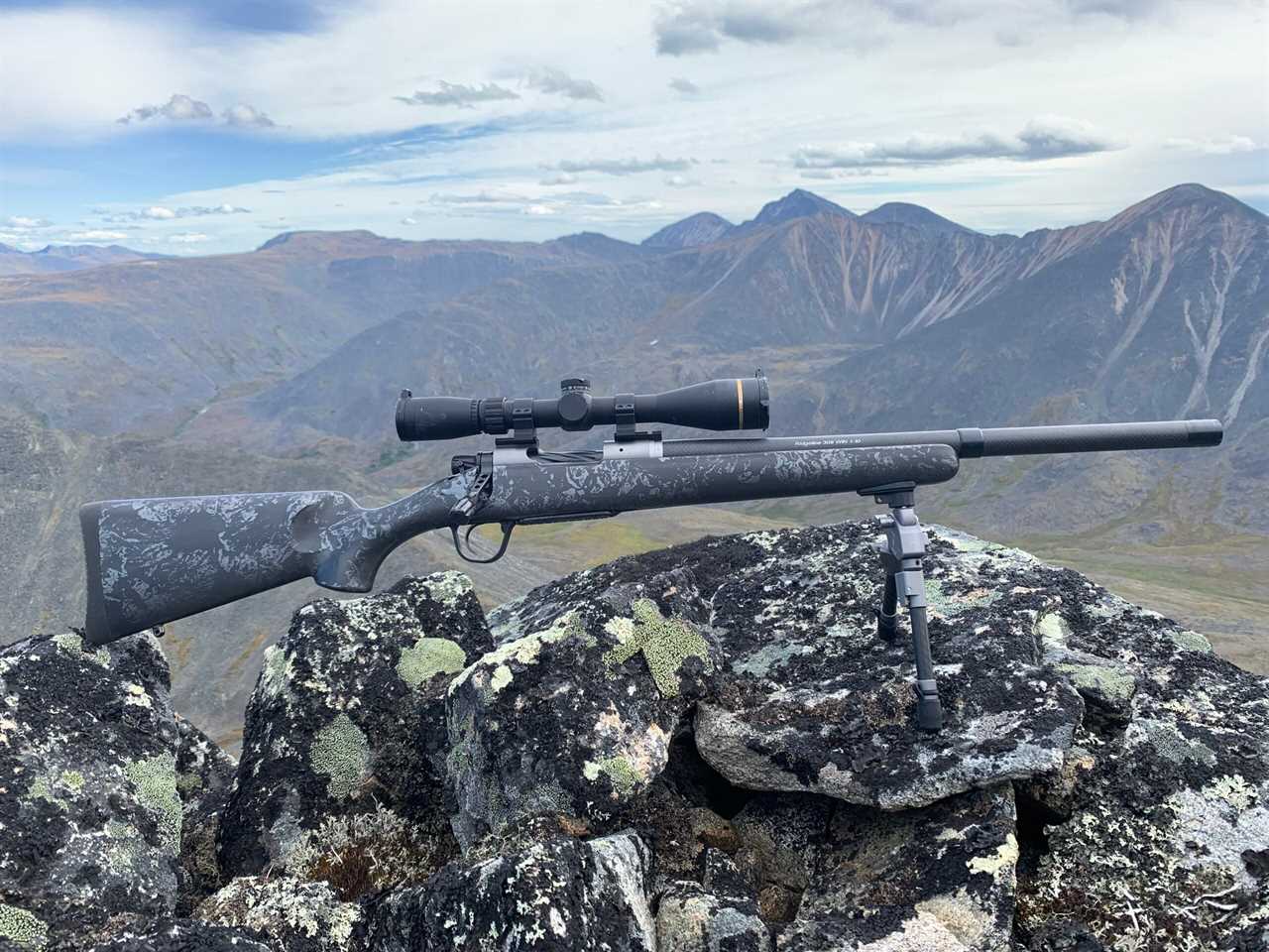 The Christensen Arms Ridgeline FFT Titanium in the sheep mountains