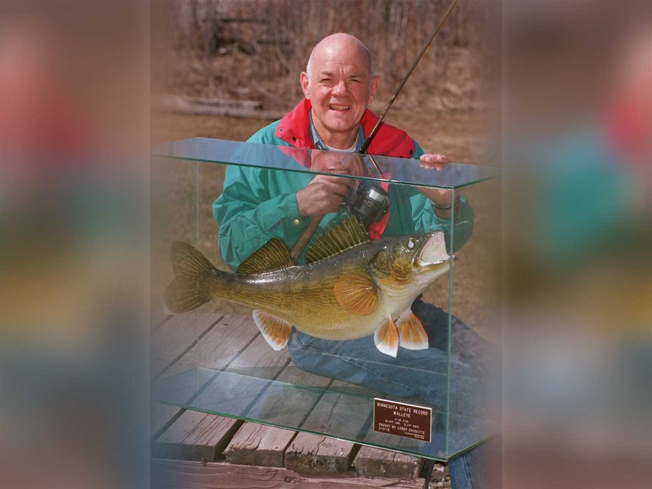 chiovitte MN record walleye blurred