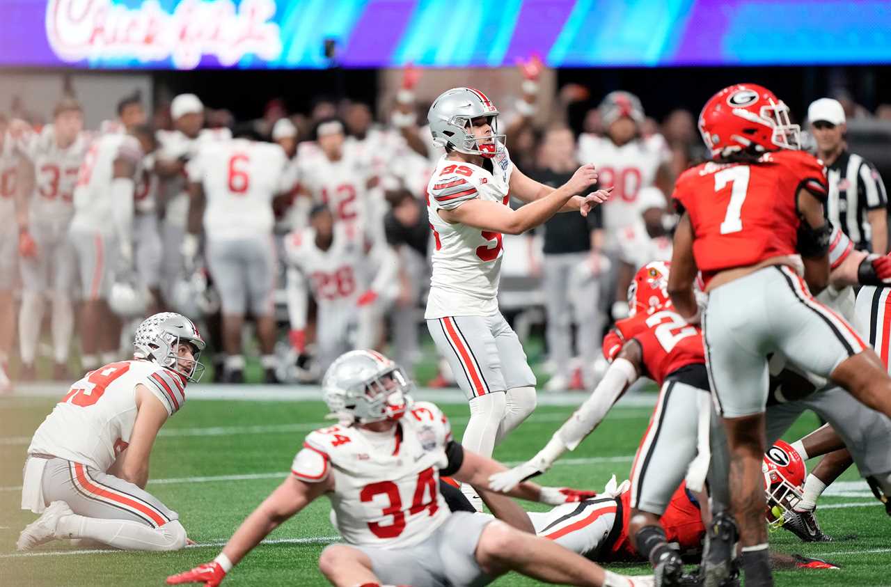 WATCH: What Kirby Smart and Stetson Bennett said about Ohio State after the Chick-fil-A Peach Bowl