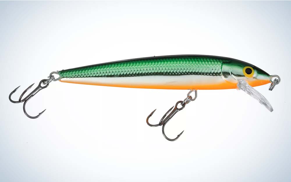 A green best walleye lure