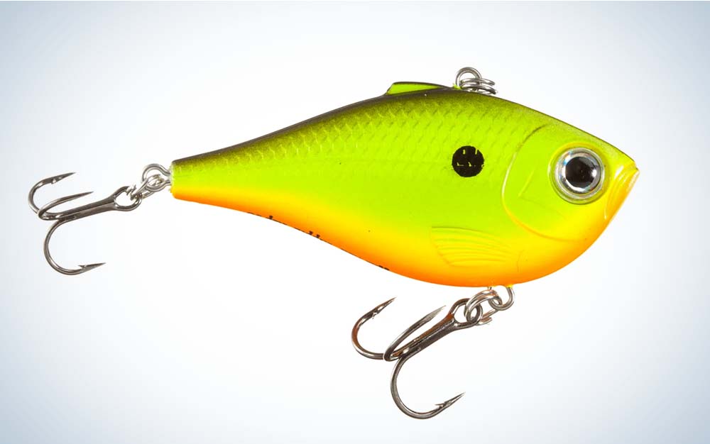 A green best walleye lure