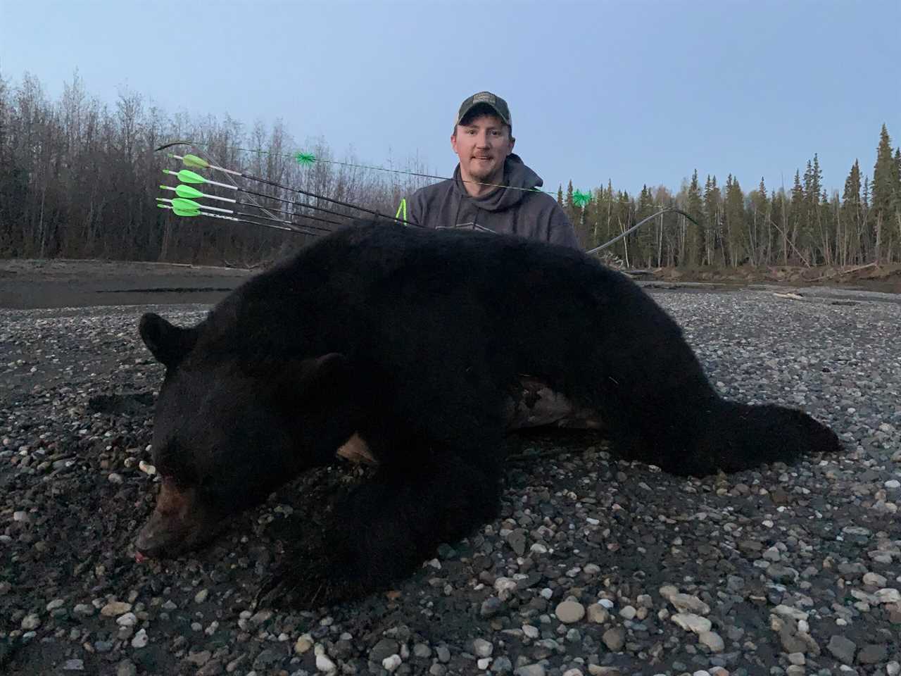 Freel with archery black bear