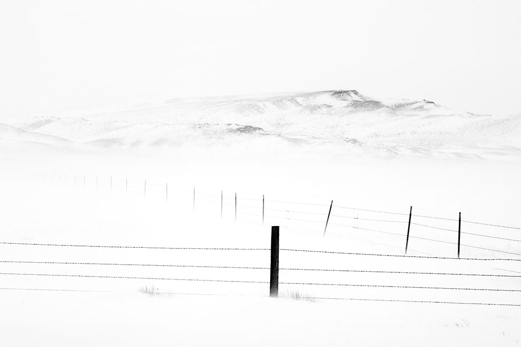 Photo of a snowy landscape