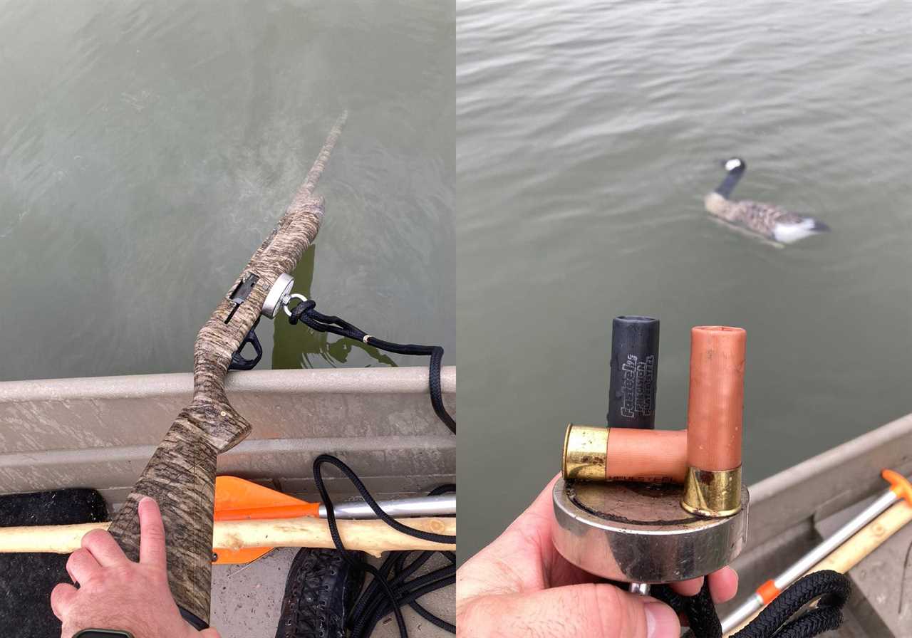 Indiana hunters tip kayaks