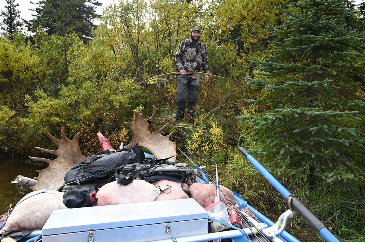 hunter approaches loaded boat