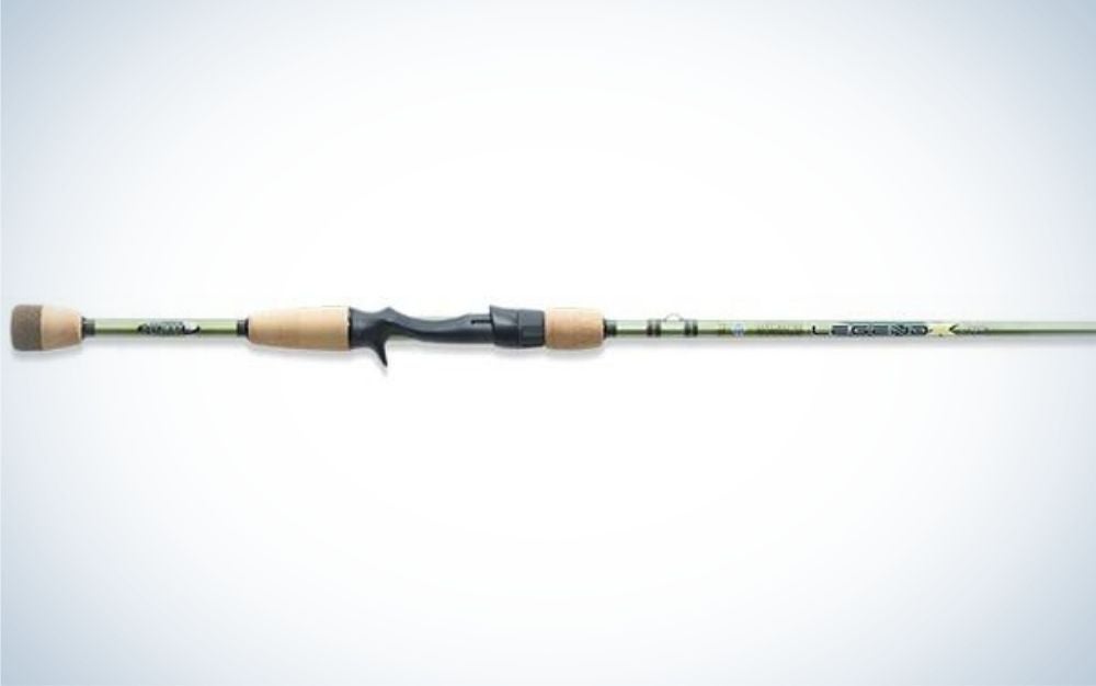 St. Croix Legend X 7'11" Heavy Casting Rod is the best baitcasting rod for flipping and punching.