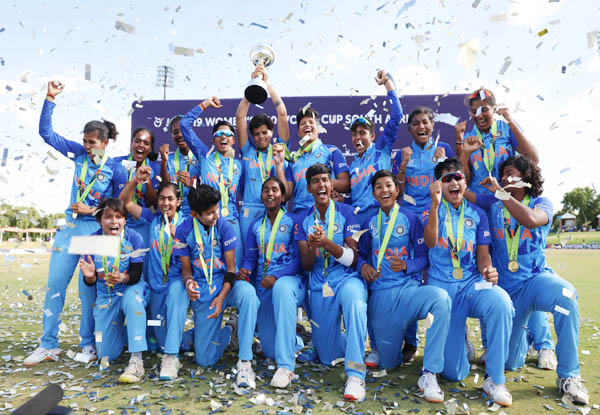 Sporting fraternity wish India U19 women team for winning the inaugural U19 T20 World Cup 2023