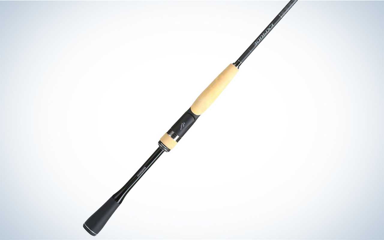 The Shimano Expride B 7’2” MH is the best rod for reaction lures while bass fishing.