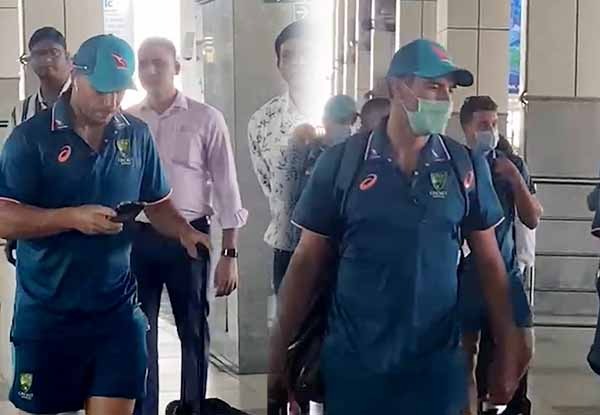 First batch of Australian squad led by Pat Cummins reach Nagpur for first test | INDvsAUS