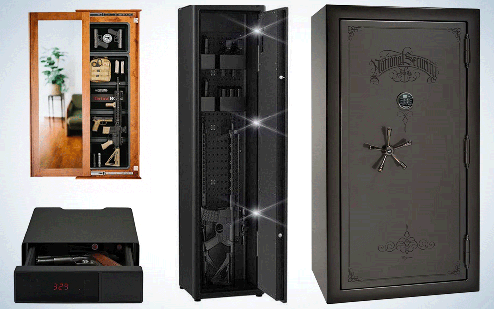 Four gun safes