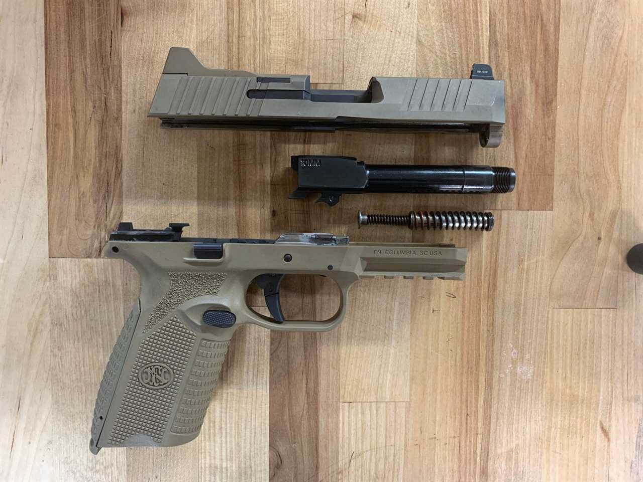 FN 510 field stripped