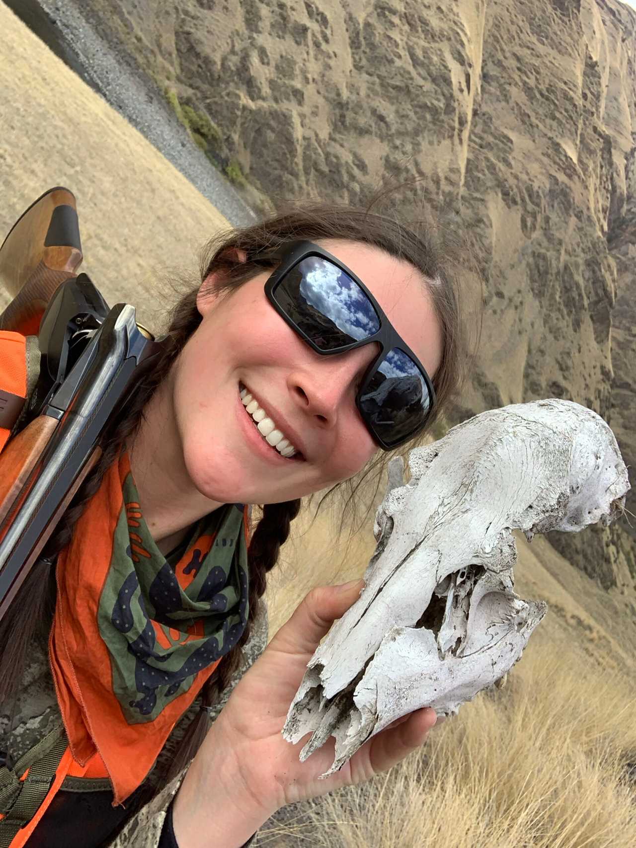 Author chases chukar up Hell’s Canyon in the matte black Cheyenne.