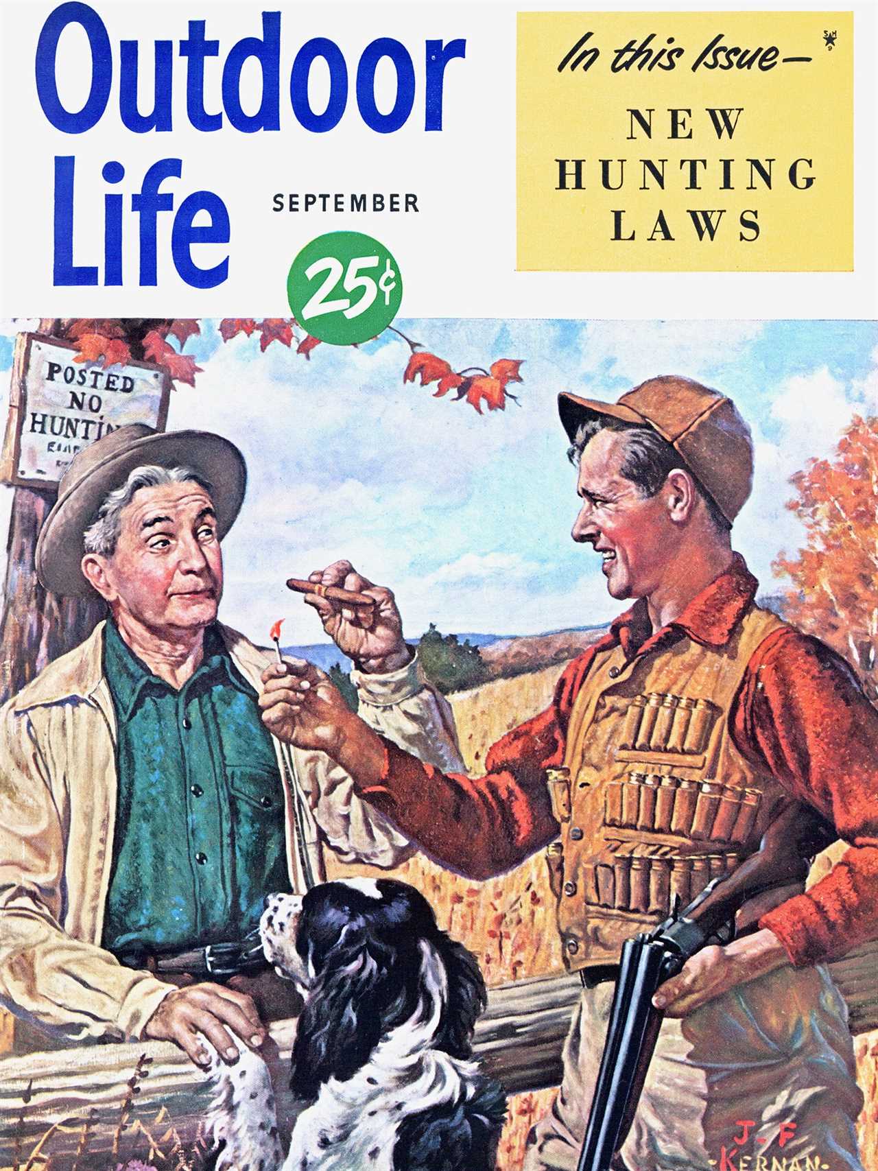 old magazine cover