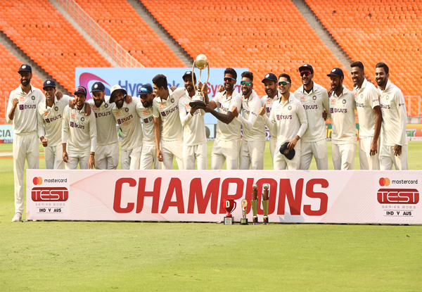 Ahmedabad test ends in a draw as India clinch series 2-1 | INDvsAUS