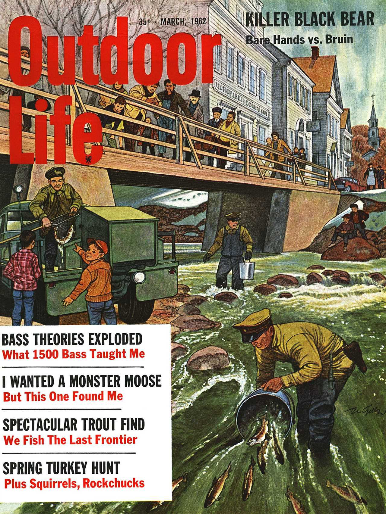 old magazine cover